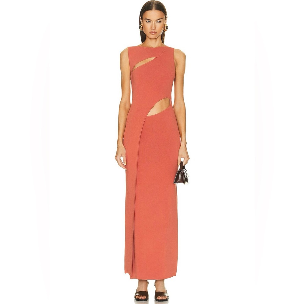 SIR the Label Nadja Cut Out Midi Dress